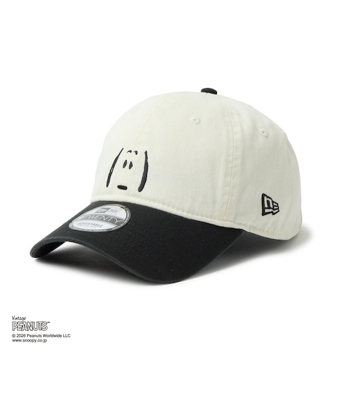 ニューエラ（NEW ERA）帽子 キャップ 9TWENTY Vintage PEANUTS ピーナッツ 2-Tone 14865367