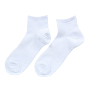 デュアリグ（DUARIG）平編み ANTI SLIP ハーフソックス 2足組 23～25cm 6S0070-WASK-895GSA WHT
