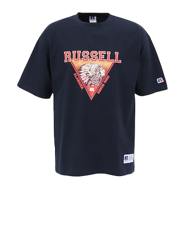 ラッセル（RUSSELL）16/-OE INDIANS 半袖Tシャツ RBM26S0011 NVY