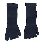 デュアリグ（DUARIG）平編み 5本指ソックス 2足組 25～27cm 6S0038-WASK-894GSA NVY