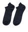 デュアリグ（DUARIG）平編み COOL ハイバック ショートソックス 2足組 25～27cm 6S0120-WASK-894GSA NVY