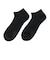 デュアリグ（DUARIG）平編み ANTI SLIP スニーカーソックス 2足組 23～25cm 6S0067-WASK-895GSA BLK