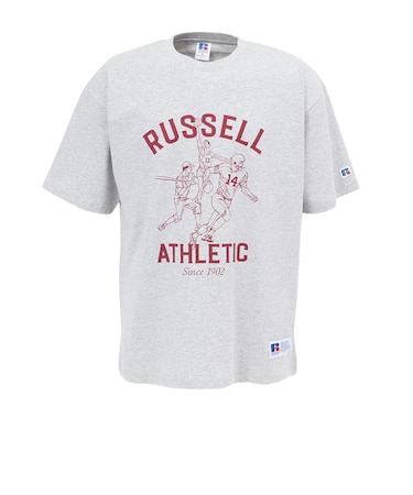 ラッセル（RUSSELL）16/-OE レトロスポーツ 半袖Tシャツ RBM26S0010 MGRY