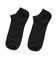 デュアリグ（DUARIG）平編み COOL スニーカーソックス 2足組 25～27cm 6S0117-WASK-894GSA BLK