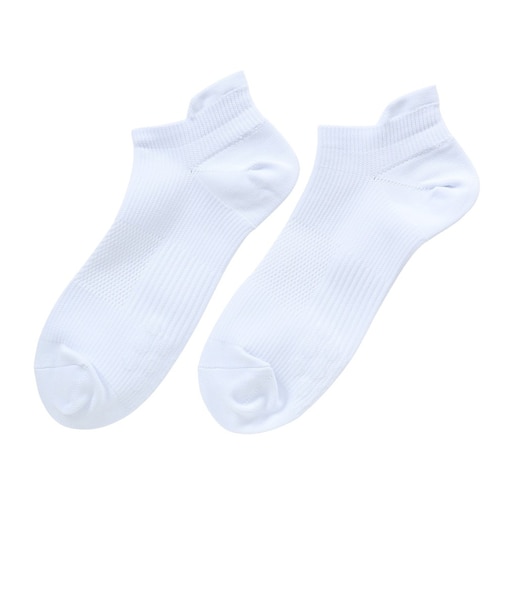 デュアリグ（DUARIG）平編み ANTI SLIP ハイバック ショートソックス 2足組 23～25cm 6S0068-WASK-895GSA WHT