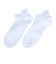 デュアリグ（DUARIG）平編み ANTI SLIP ハイバック ショートソックス 2足組 23～25cm 6S0068-WASK-895GSA WHT