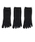 クー（Coo.）冷感 5本指ソックス 3足組 25～27cm 894CO6GSA0252 BLK