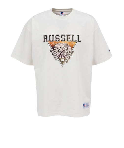 ラッセル（RUSSELL）16/-OE INDIANS 半袖Tシャツ RBM26S0011 WHT