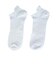 デュアリグ（DUARIG）平編み ANTI SLIP ハイバック ショートソックス 2足組 25～27cm 6S0044-WASK-894GSA WHT