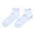 デュアリグ（DUARIG）平編み ハーフソックス 2足組 23～25cm 6S0060-WASK-895GSA WHT