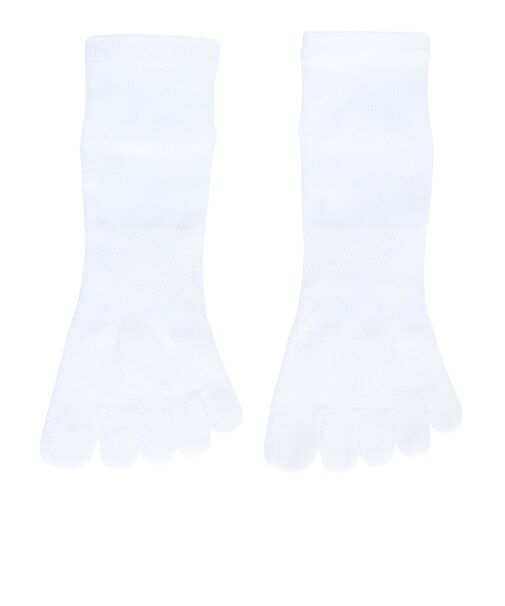 デュアリグ（DUARIG）平編み ANTI SLIP 5本指ソックス 2足組 25～27cm 6S0052-WASK-894GSA WHT