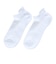 デュアリグ（DUARIG）平編み COOL ハイバック ショートソックス 2足組 23～25cm 6S0132-WASK-895GSA WHT