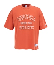 ラッセル（RUSSELL）30/- カレッジロゴ 半袖Tシャツ RBM26S0008 ORG