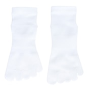 デュアリグ（DUARIG）平編み ANTI SLIP 5本指ソックス 2足組 23～25cm 6S0072-WASK-895GSA WHT