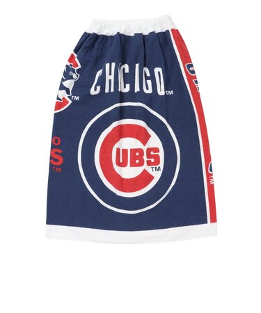エムエルビー（MLB）スイムタオル 水泳 タオル MLB シカゴ カブス 巻タオル 青 80cm丈 126446 BL ラップタオル 巻きタオル