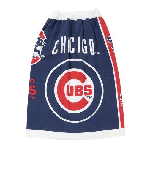 エムエルビー（MLB）スイムタオル 水泳 タオル MLB シカゴ カブス 巻タオル 青 80cm丈 126446 BL ラップタオル 巻きタオル