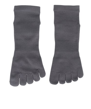 デュアリグ（DUARIG）平編み ANTI SLIP 5本指ソックス 2足組 25～27cm 6S0053-WASK-894GSA GRY