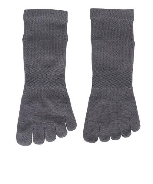 デュアリグ（DUARIG）平編み ANTI SLIP 5本指ソックス 2足組 25～27cm 6S0053-WASK-894GSA GRY