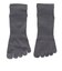 デュアリグ（DUARIG）平編み ANTI SLIP 5本指ソックス 2足組 25～27cm 6S0053-WASK-894GSA GRY