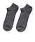 デュアリグ（DUARIG）平編み COOL スニーカーソックス 2足組 25～27cm 6S0115-WASK-894GSA GRY
