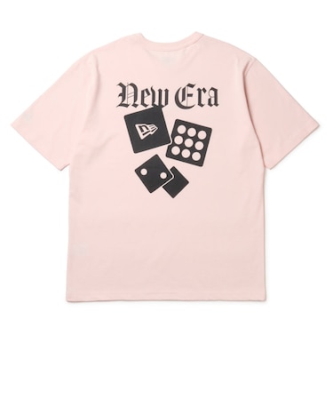 ニューエラ（NEW ERA）ウォッシュド コットン 1920 ダイス 半袖Tシャツ ピンク 14856639