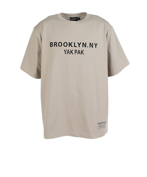 ヤックパック（YAK PAK）BROOKLYN 半袖Tシャツ YAK-APL-261005 BEG