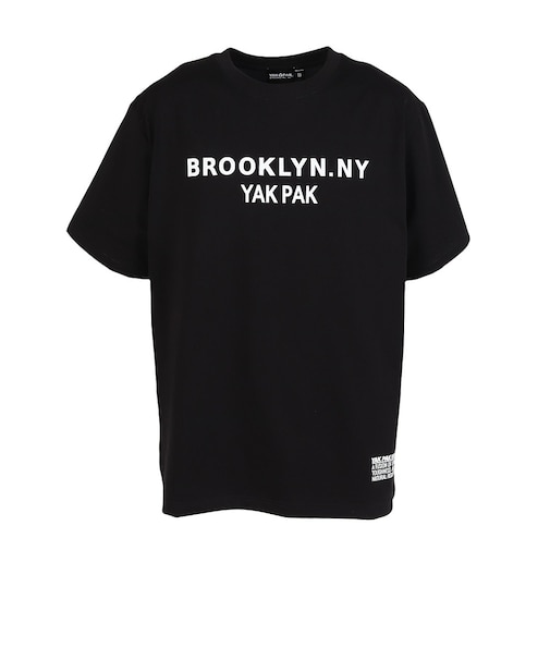 ヤックパック（YAK PAK）BROOKLYN 半袖Tシャツ YAK-APL-261005 BLK