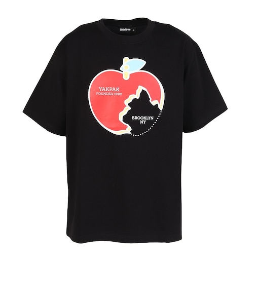 ヤックパック（YAK PAK）アップル 半袖Tシャツ YAK-APL-261007 BLK