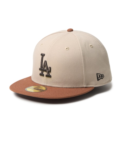 ニューエラ（NEW ERA）キャップ 59FIFTY Mocha Mousse ロサンゼルス・ドジャース 14745169