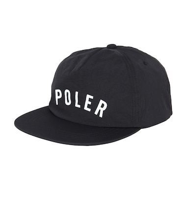 ポーラー（POLER）帽子 STATE ナイロン キャップ 261MCV0074-BLK