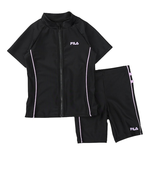 フィラ（FILA）スクール水着 ジュニア 女子 水泳 捲れ防止付き
