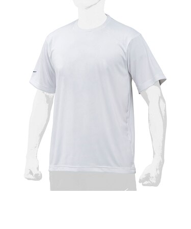 ミズノ（MIZUNO）野球ウェア 半袖Tシャツ 丸首 12JA7T6201