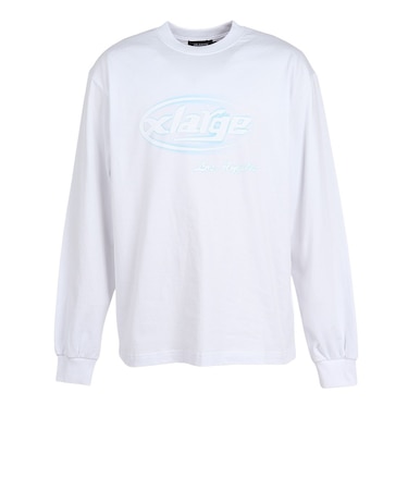 エクストララージ（XLARGE）SUPURER 長袖Tシャツ 101261011018-WHITE