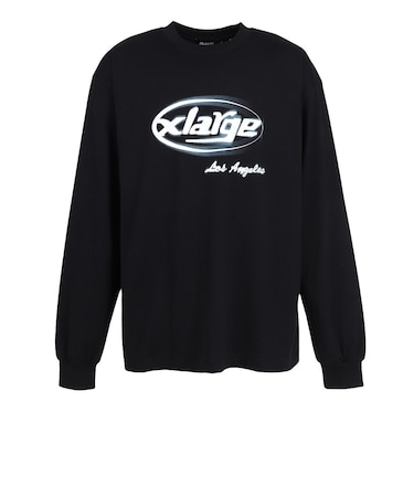 エクストララージ（XLARGE）SUPURER 長袖Tシャツ 101261011018-BLACK