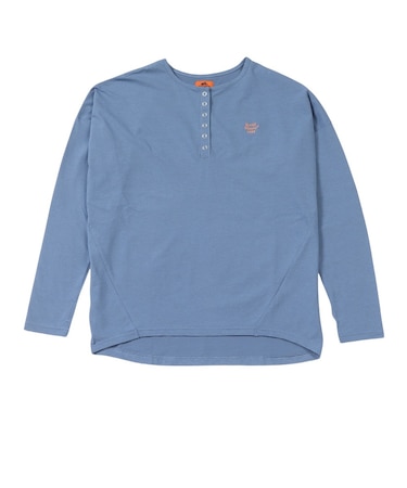 クリフメイヤー（KRIFF MAYER）長袖Tシャツ UVカットさら コクーン ロンTシャツ W2537816:74:BLUE
