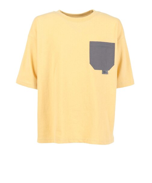 クリフメイヤー（KRIFF MAYER）クリーネスポケ 半袖Tシャツ 山 J2547837:55:YELLOW