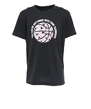 ラッセル（RUSSELL）バスケットボールウェア ジュニア ボール 半袖Tシャツ RBBJ26S002 BLK