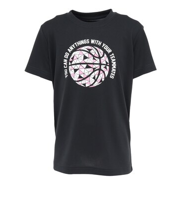 ラッセル（RUSSELL）バスケットボールウェア ジュニア ボール 半袖Tシャツ RBBJ26S002 BLK