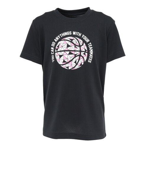 ラッセル（RUSSELL）バスケットボールウェア ジュニア ボール 半袖Tシャツ RBBJ26S002 BLK