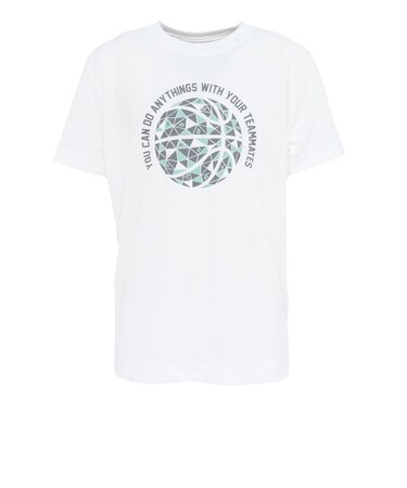 ラッセル（RUSSELL）バスケットボールウェア ジュニア ボール 半袖Tシャツ RBBJ26S002 WHT