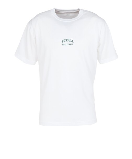 ラッセル（RUSSELL）バスケットボールウェア FRONT 半袖Tシャツ RBB26S0006 WHxGN
