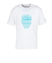 ラッセル（RUSSELL）バスケットボールウェア HOOP 半袖Tシャツ RBB26S0003 WHT