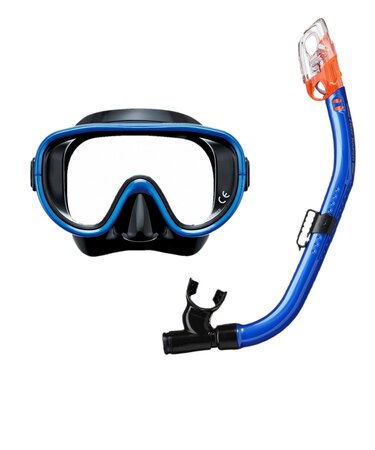 リーフツアラー（REEFTOURER）シュノーケリング2点セット ドライスノーケル RC9107 BKMBB