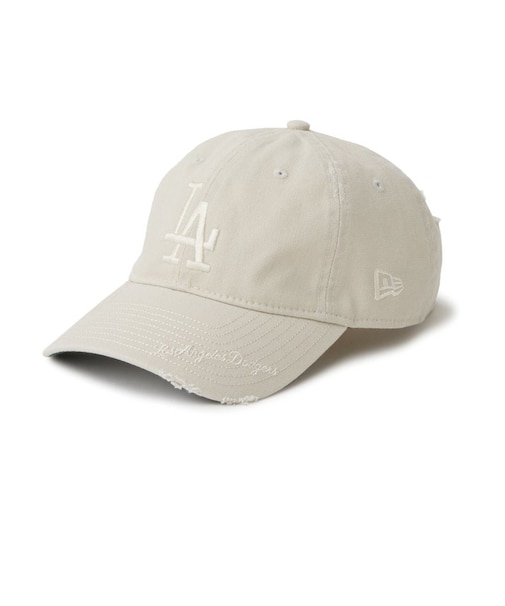 ニューエラ（NEW ERA）キャップ 9TWENTY MLB バイザーロゴ ダメージ ロサンゼルス・ドジャース ストーン 14745078