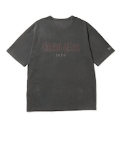 ニューエラ（NEW ERA）半袖 ガーメントダイ コットン Tシャツ College Logo チャコール 14856691