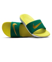 ナイキ（NIKE）ジュニア シャワーサンダル カワ スライド GS/PS イエロー グリーン FJ8812-301 スポーツサンダル カジュアル シューズ