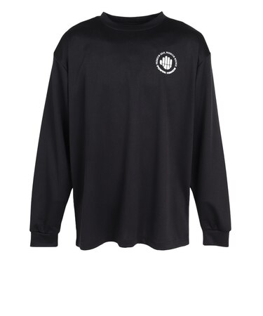 バスケットボールウェア POWER HANDS ロゴ 長袖 ロングスリーブTシャツ 26S0004-090WHT