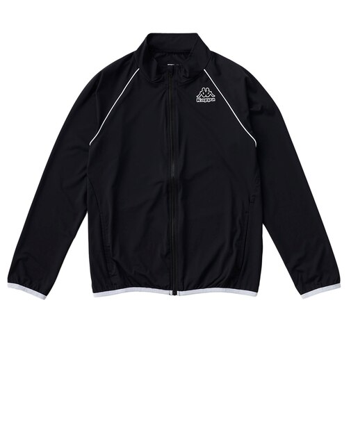 カッパ（Kappa）ジュニア ラッシュガード 長袖 冷感クロスメッシュラッシュガード ジャケット 126874 -BK