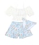 ジャクリーヌベール（Jacouelinebert）水着 3点セット トップス&ショーツ&ショートパンツ 961801WHT