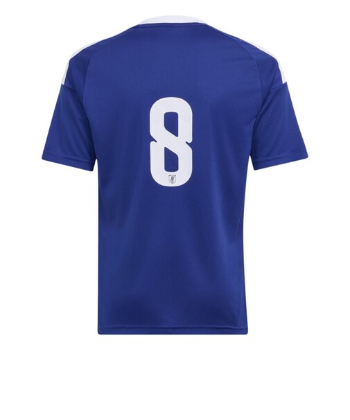 アディダス（adidas）JFA キッズレギュラーフィット ファン半袖Tシャツ ナンバー 8 TL773-KV2595